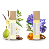 Arlyn Warm Sandalwood & Vanilla Bean Roll On Fragrance Oil Combo For Women, Vegan, Eco Conscious, Made In USA (0.34 Fl oz/ 10 ml Each)