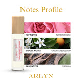 Arlyn May Rose & Orange Blossom, Roll On Fragrance Oil Combo For Women, Vegan, Eco Conscious, Made In USA  (0.34 Fl Oz / 10ml Each)