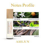 Arlyn May Rose & Orange Blossom, Roll On Fragrance Oil Combo For Women, Vegan, Eco Conscious, Made In USA  (0.34 Fl Oz / 10ml Each)