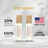 Arlyn May Rose & Orange Blossom, Roll On Fragrance Oil Combo For Women, Vegan, Eco Conscious, Made In USA  (0.34 Fl Oz / 10ml Each)