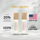 Arlyn Amber Floral & Woody Breeze | Floral Woman,  Roll On Fragrance Oil Combo for Men & Women, Vegan, Eco Conscious, Made In USA (0.34 Fl OZ / 10ml each)